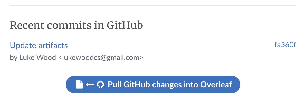 Pull changes from GitHub
